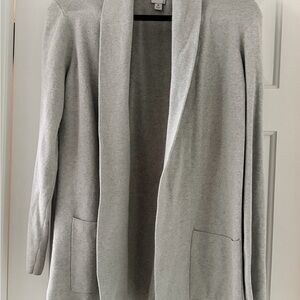 J. Crew Heather Gray Shawl Collar Cardigan